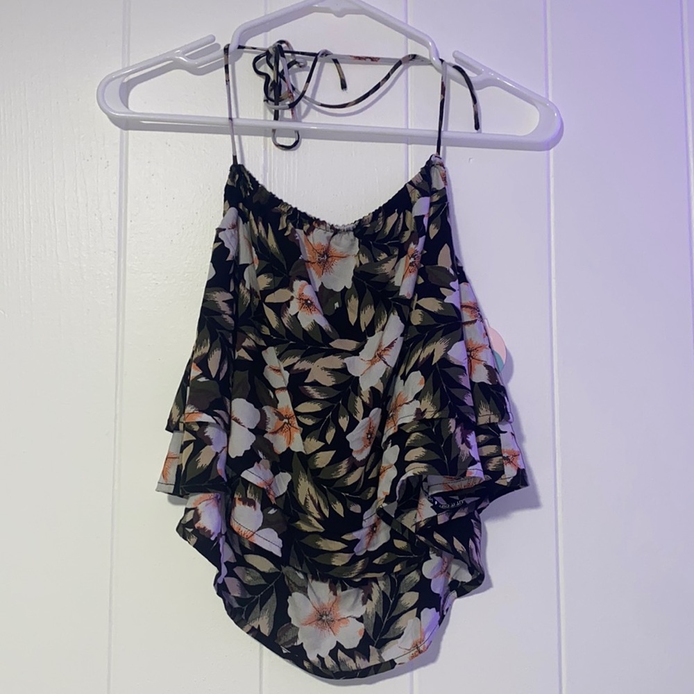 Volcom halter cami floral print size small - Picture 1 of 3